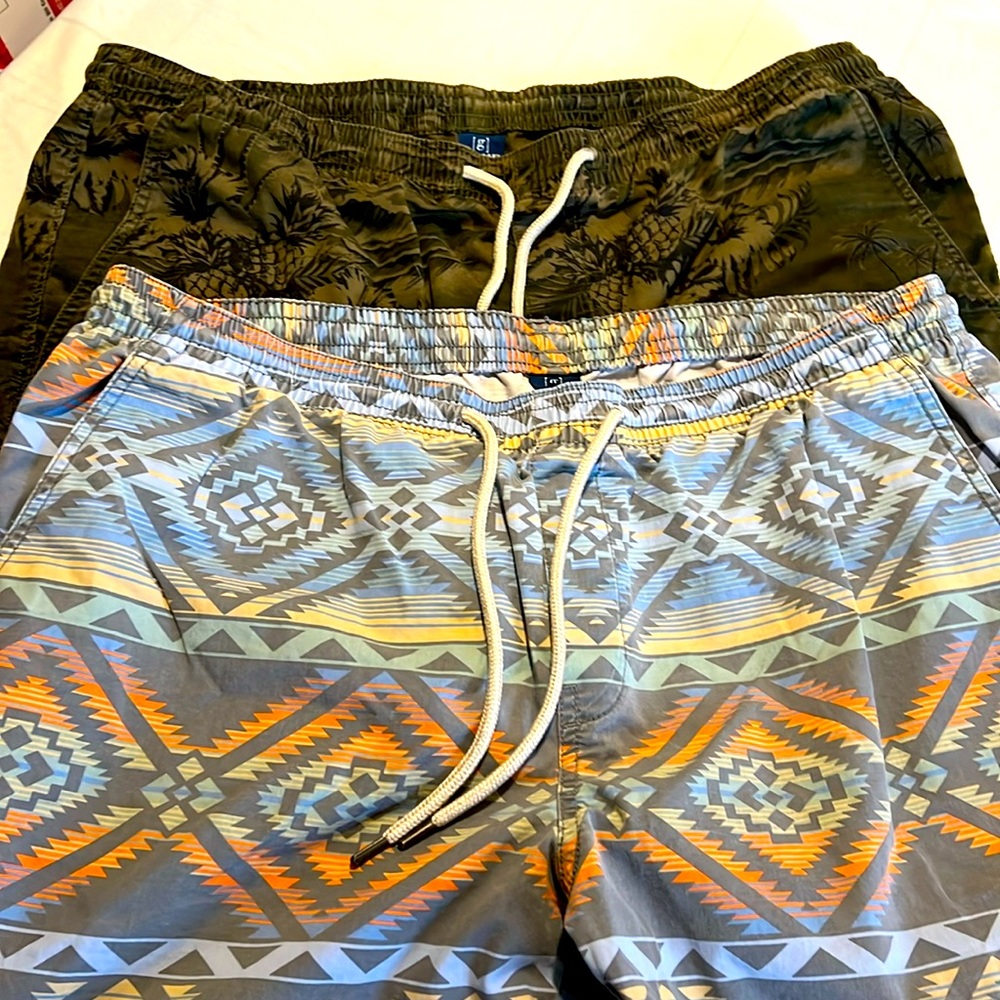 Men’s Swimsuits George Brand Size 36-38 Unlined
